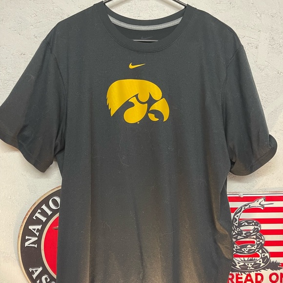 University of Iowa Dri-Fit logo tee. - Picture 1 of 3